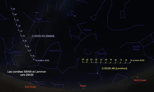 Deux comètes à observer dans le ciel d’octobre 🌠
