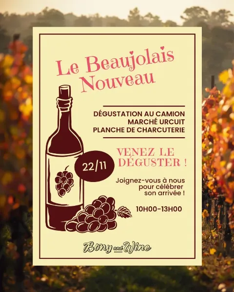 Le Beaujolais Nouveau arrive 🍇🍷