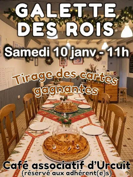 On fête les Rois au Café Associatif d'Urcuit