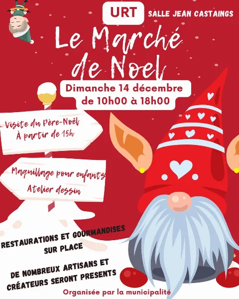 Marché de Noël à Urt dimanche 14 décembre 2025